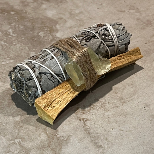 Sage + Palo Santo + Yellow Citrine