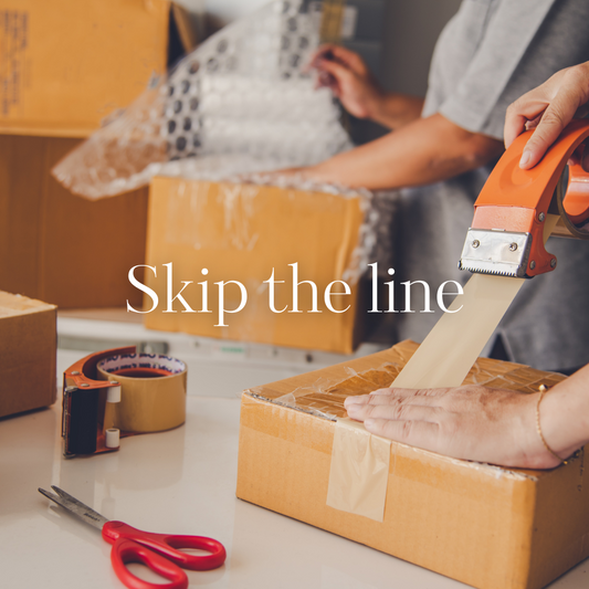 Skip the line! Move your order to the front of the line. Your order will be prepared and fulfilled in record time.